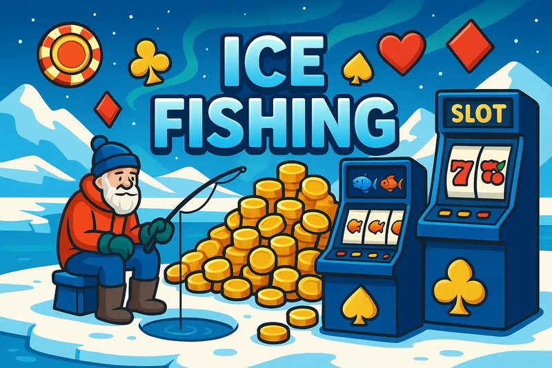 Ice fishing demo in United Kigdom